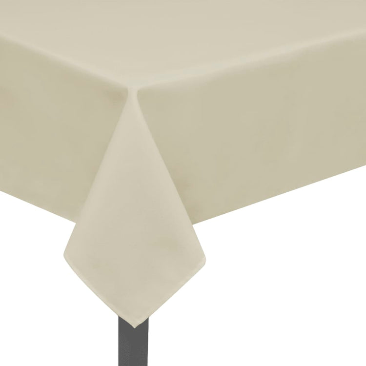 Nappeurs Vidaxl 5 pièces crème 170x130 cm