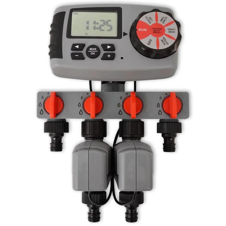 Stimateur de pulvérisation vidaxl automatiquement avec 4 stations 3 V