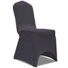 Couverture de chaise vidaxl strethracite 6st