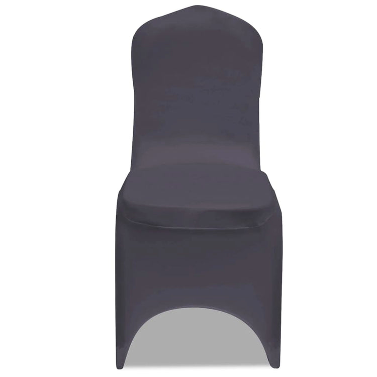 Couverture de chaise vidaxl strethracite 6st