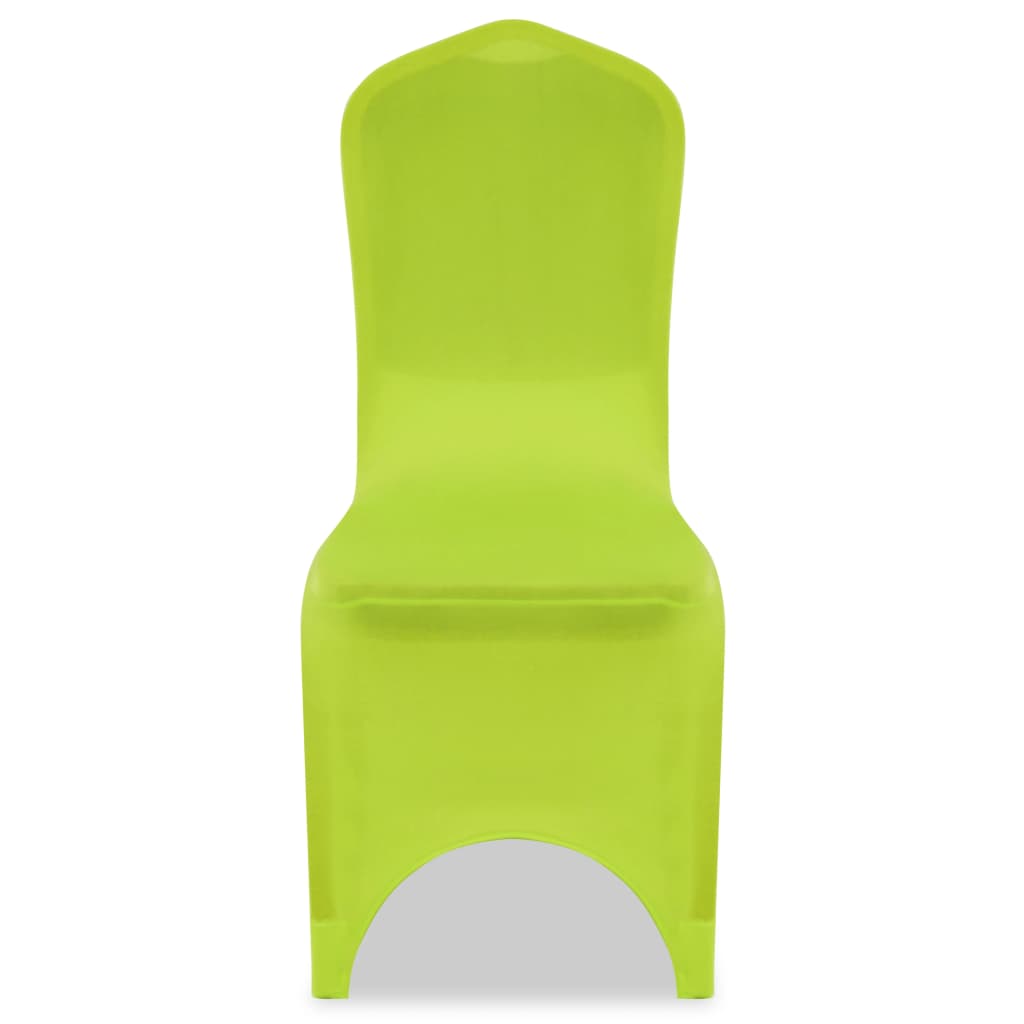 Couverture de chaise vidaxl stretch 4 pièces vertes