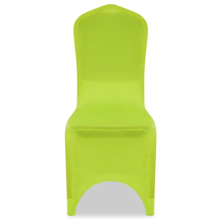 Couverture de chaise vidaxl stretch 4 pièces vertes