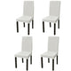 Vidaxl Chair Covers 4 St Stretch Straight Cream -Colored