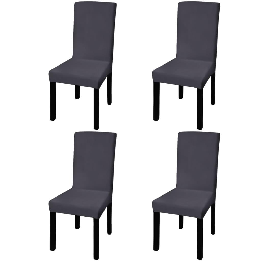 Vidaxl Seat Covers 4 ST stret Strak Anthracite -Colored