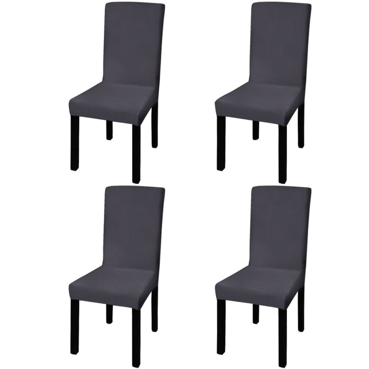 Vidaxl Seat Covers 4 ST stret Strak Anthracite -Colored