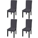Vidaxl Seat Covers 4 ST stret Strak Anthracite -Colored