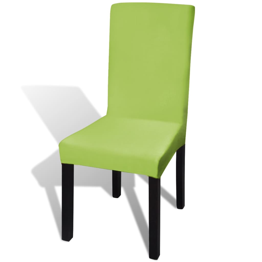 Vidaxl Seat Covers 4 ST Stretch Straight Green