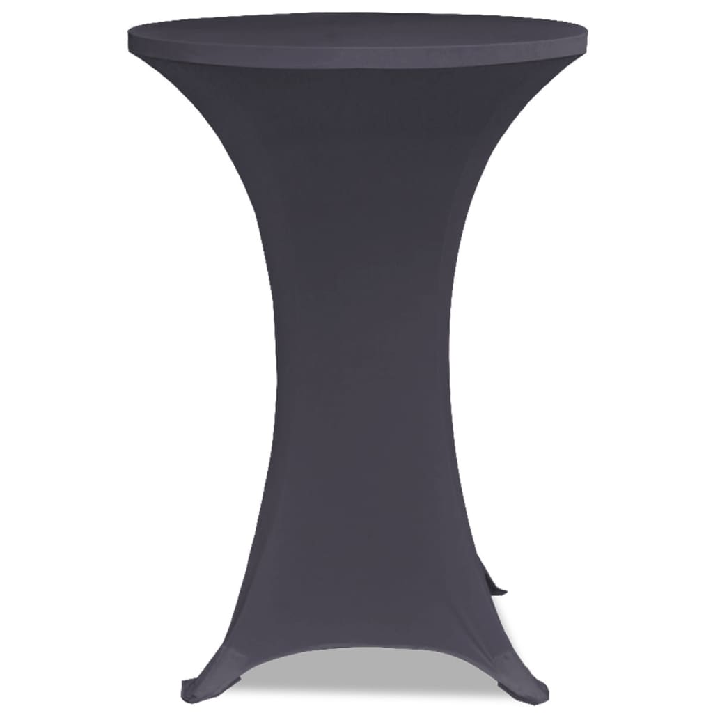 Couverture de table vidaxl strethracite 2st
