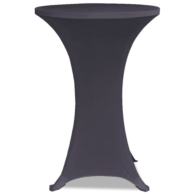 Couverture de table vidaxl strethracite 2st