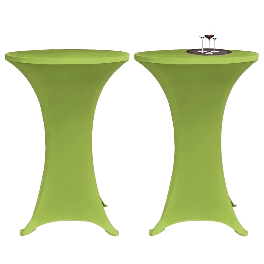 Vidaxl Table Couvre étendue 2 pièces 80 cm vert