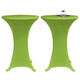 Vidaxl Table Couvre étendue 2 pièces 80 cm vert