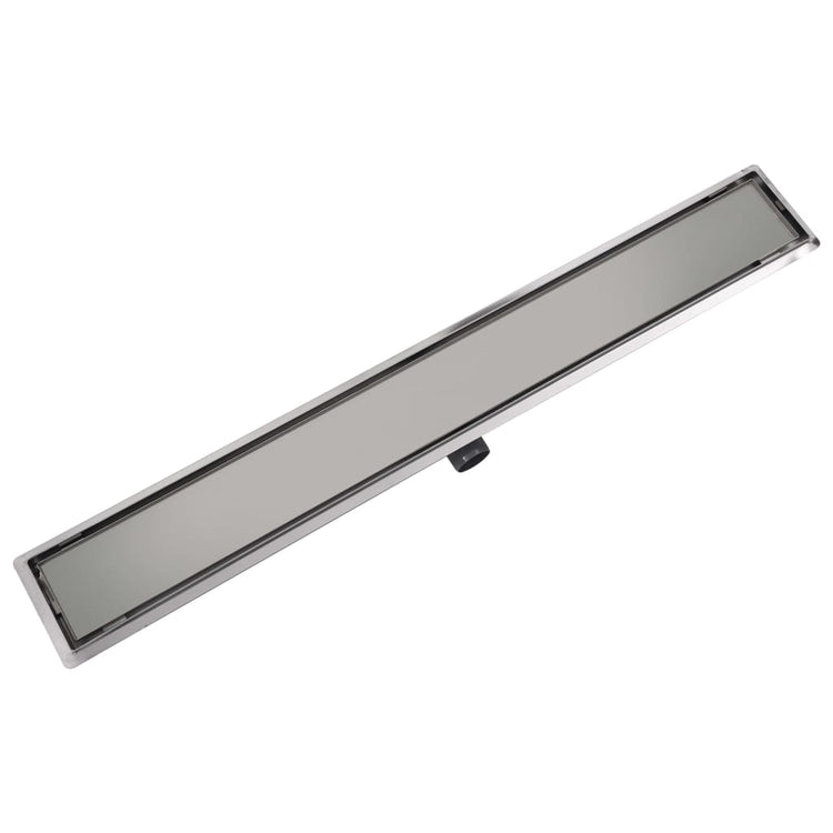 Vidaxl Douleur de douche rectangulaire 1030x140 mm en acier inoxydable