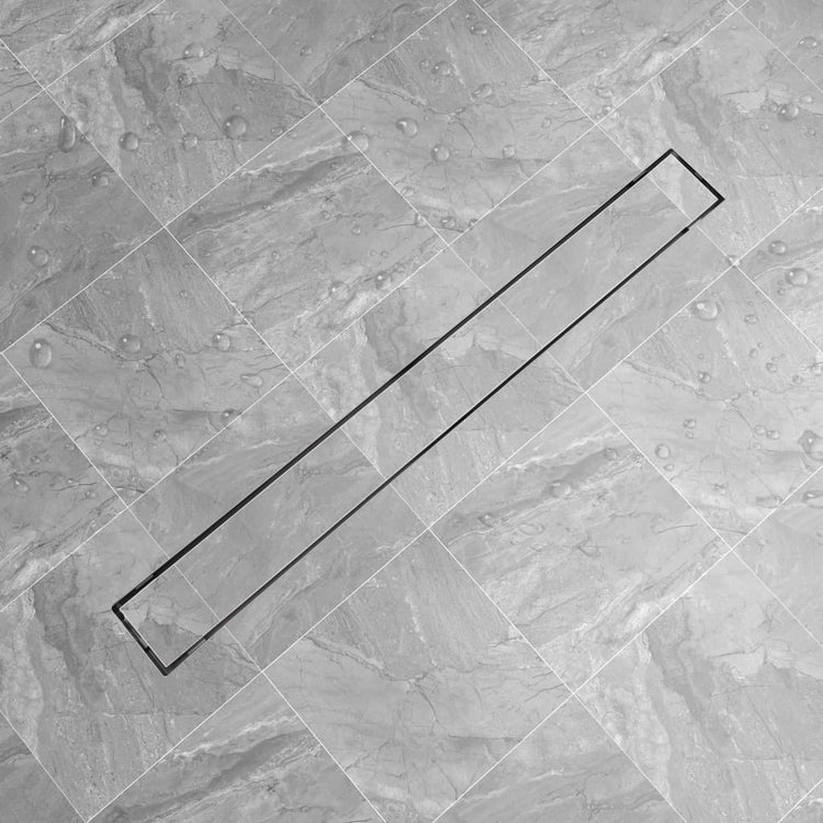Vidaxl Douleur de douche rectangulaire 1030x140 mm en acier inoxydable