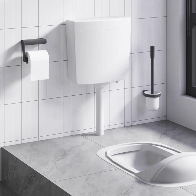 Plancher de toilette Vidaxl avec alimentation en eau au fond 3 6 L blanc