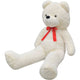 Vidaxl ours en peluche 170 cm peluche blanc