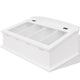 Vidaxl Cutlery Duwier MDF White Baroque Style