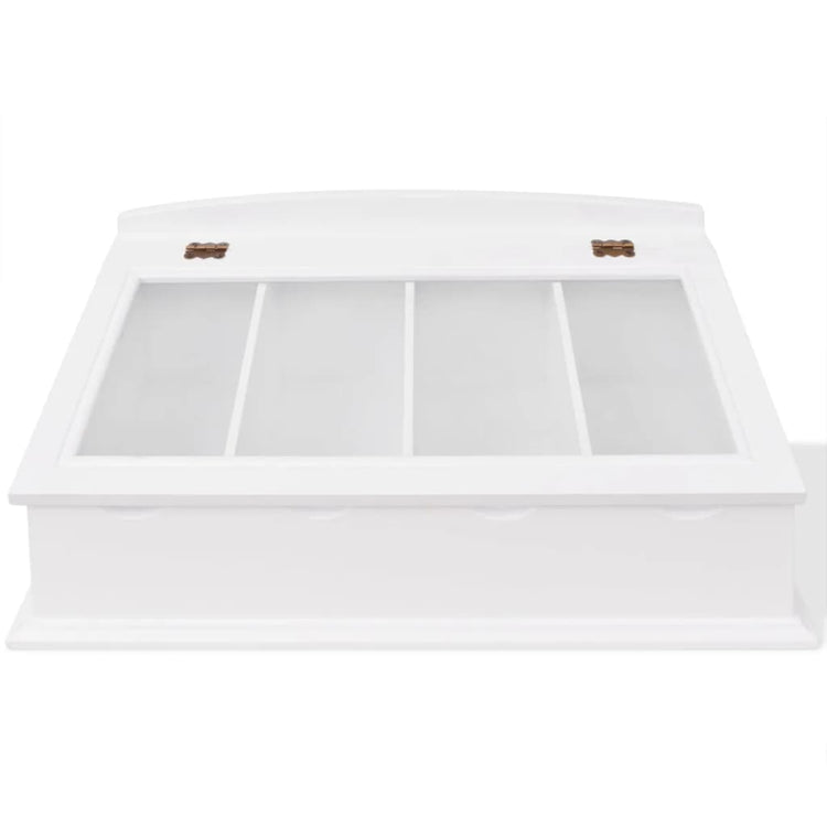 Vidaxl Cutlery Duwier MDF White Baroque Style