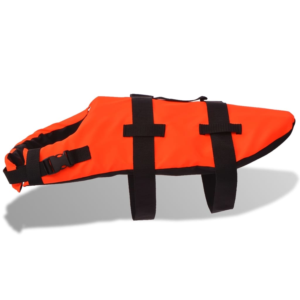 Vidaxl chien de natation gilet l orange