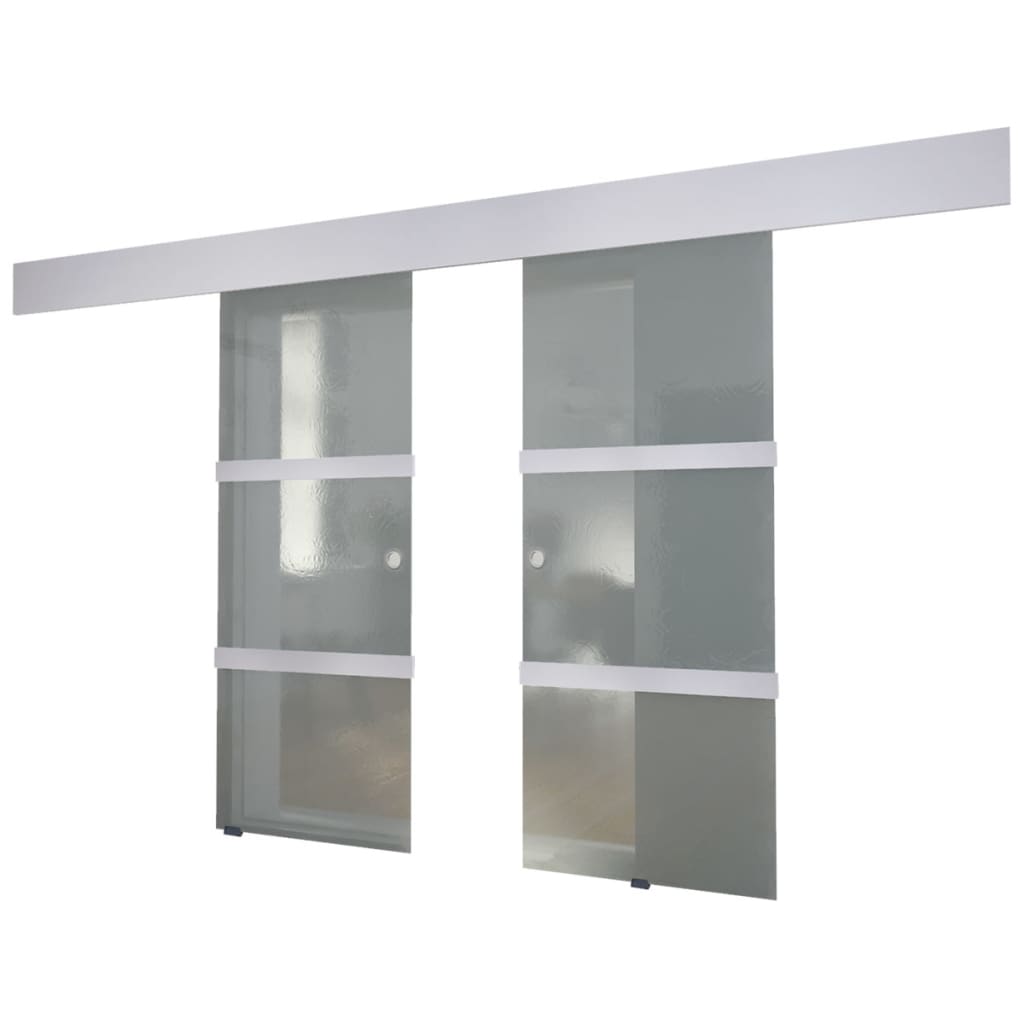 Vidaxl Verre de porte coulissante à double