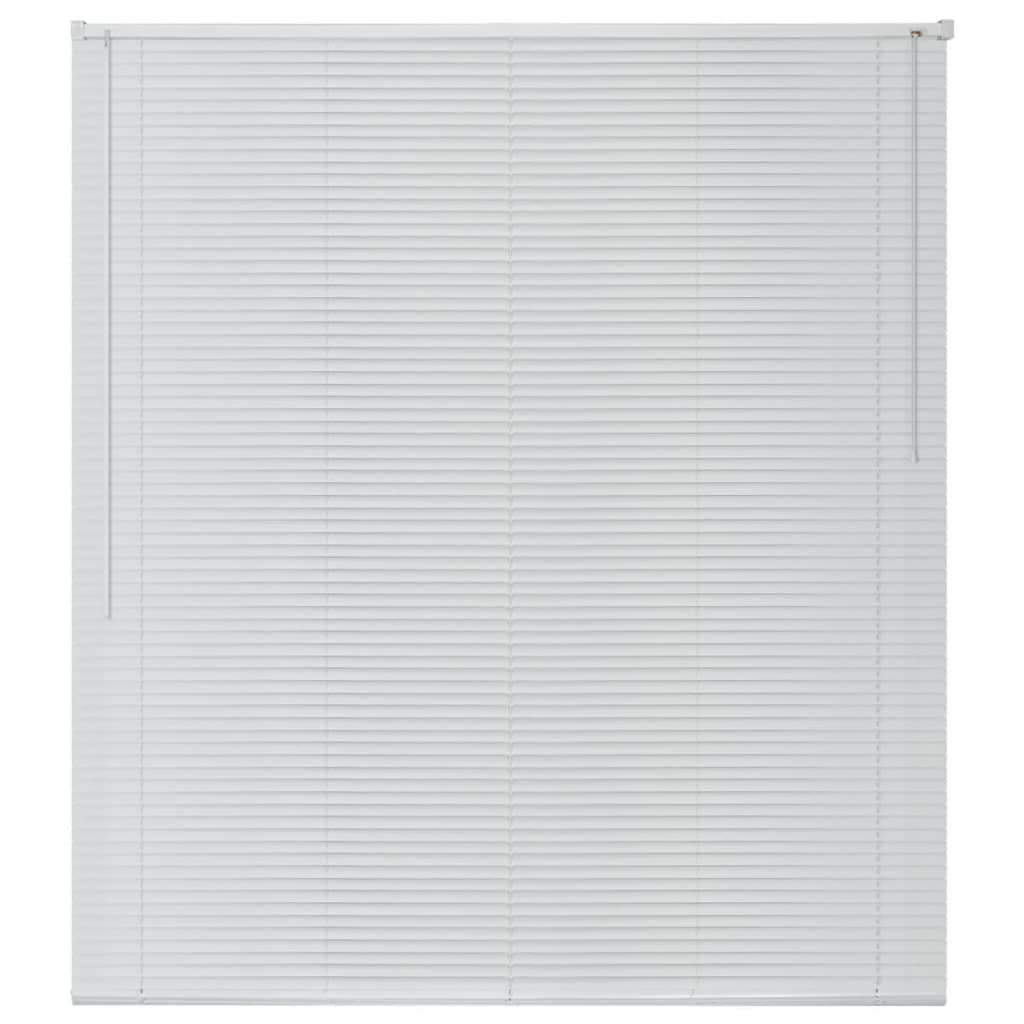 Vidaxl Sun Protection en aluminium 140x160 cm blanc