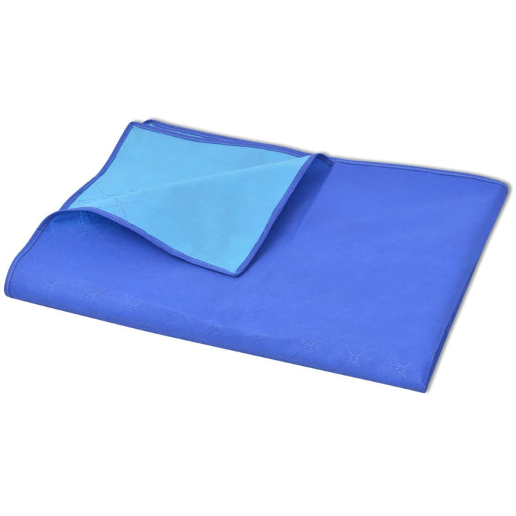 Vidaxl Picnic Rug 150x200 cm bleu et bleu clair