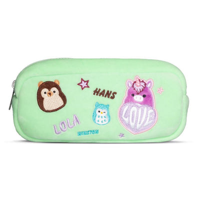 Squishmallows squishmalllows étui en peluche vert
