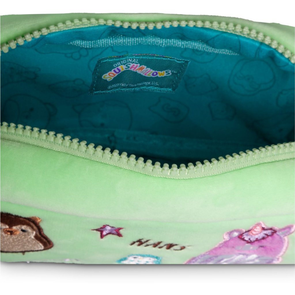 Squishmallows squishmalllows étui en peluche vert