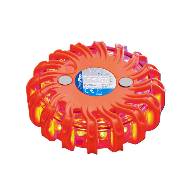 Disque d'avertissement Proplus 16 LEDS Orange 540322