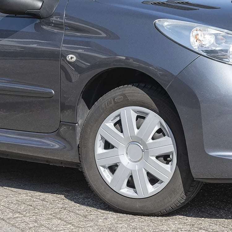 Proplus Hubcaps 4 St Meridian 15 '' Colore en argent