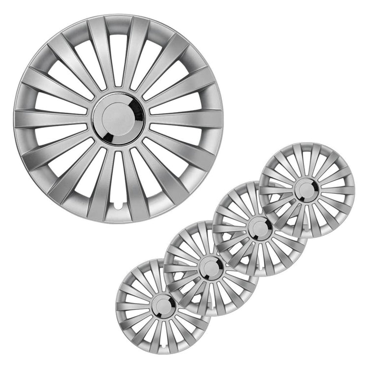 Proplus Hubcaps 4 St Meridian 16 '' Colore en argent