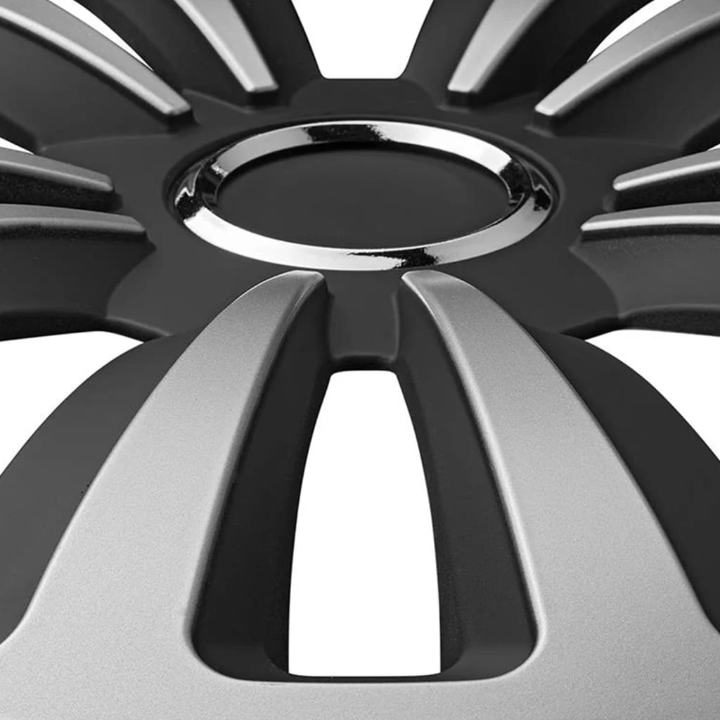 Proplus Hubcaps 4 St Terra 15 '' Silver Colored and Black