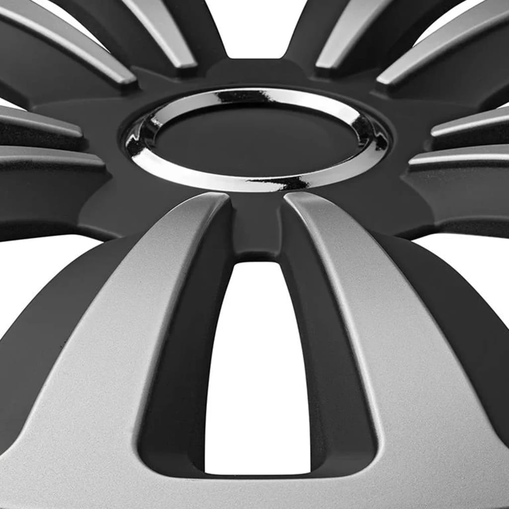 Proplus Hubcaps 4 St Terra 16 '' Colore et noir en argent et noir