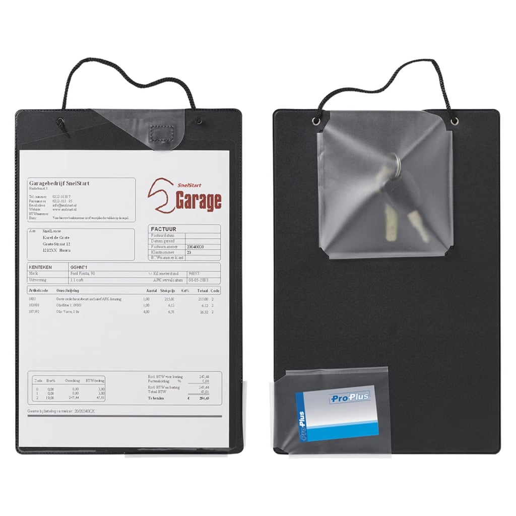 Proplus Work Order Folder A4 Black 580040