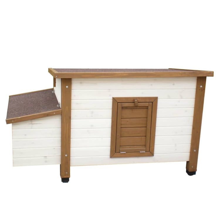@pet @pet poulet Coop 136x74.5x75 cm Blanc et brun