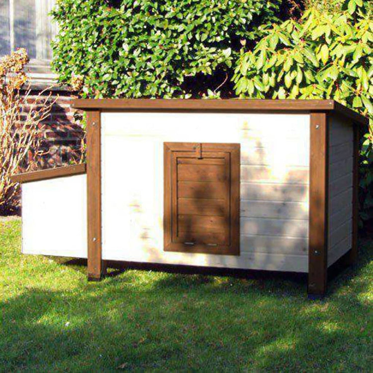 @pet @pet poulet Coop 136x74.5x75 cm Blanc et brun