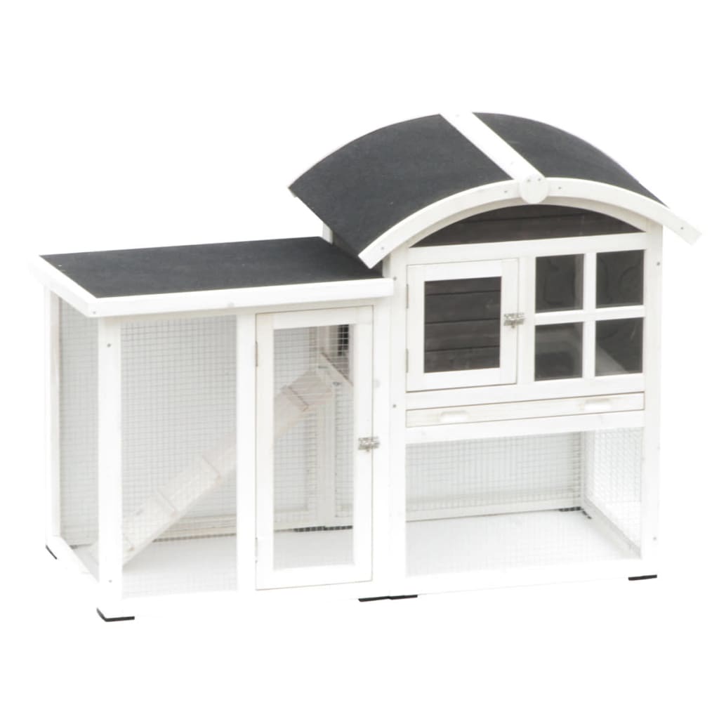 @Pet @pet lapin loft piazza 130x62x90.5 cm blanc et noir 20085