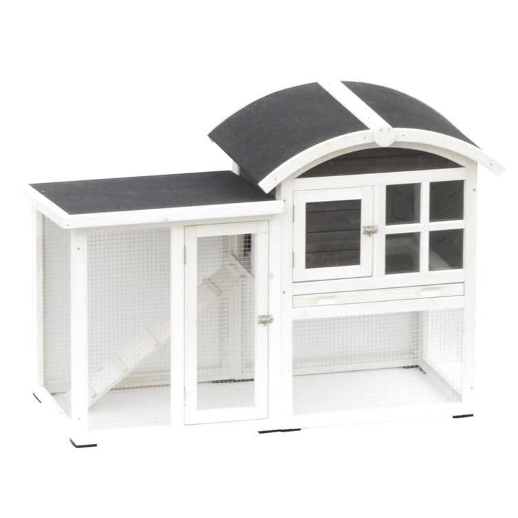 @Pet @pet lapin loft piazza 130x62x90.5 cm blanc et noir 20085