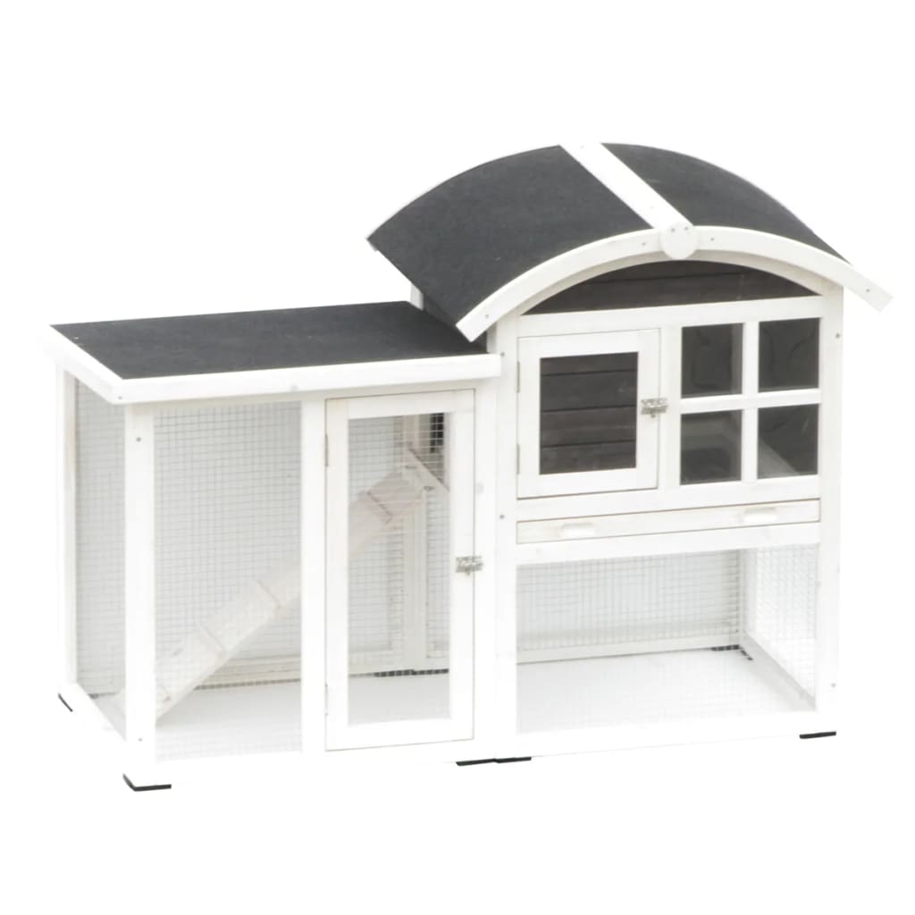 @Pet @pet lapin loft piazza 130x62x90.5 cm blanc et noir 20085