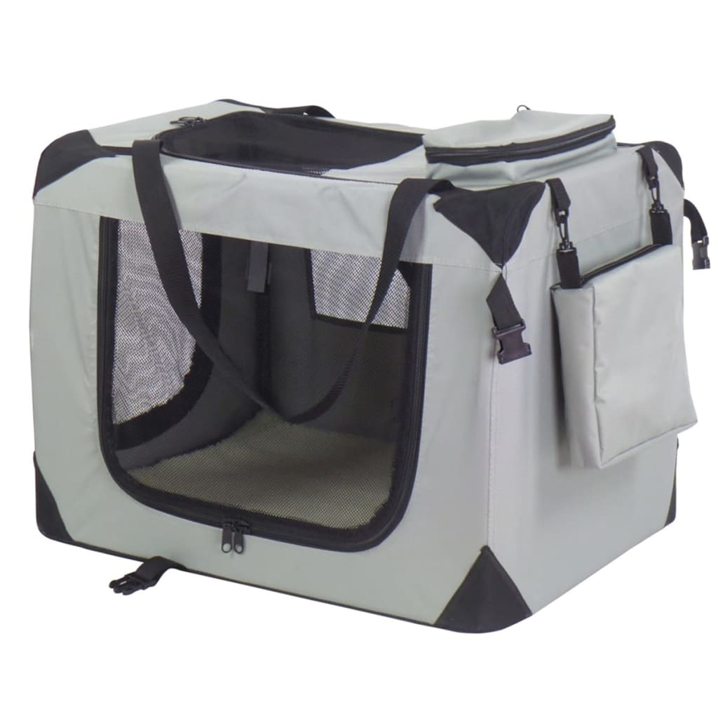 @pet @pet chien de voyage Basket nylon 90x61x65 cm gris 11074