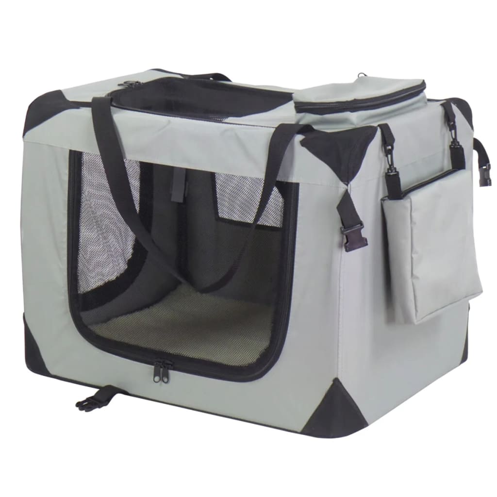 @pet @pet chien de voyage Basket nylon 90x61x65 cm gris 11074