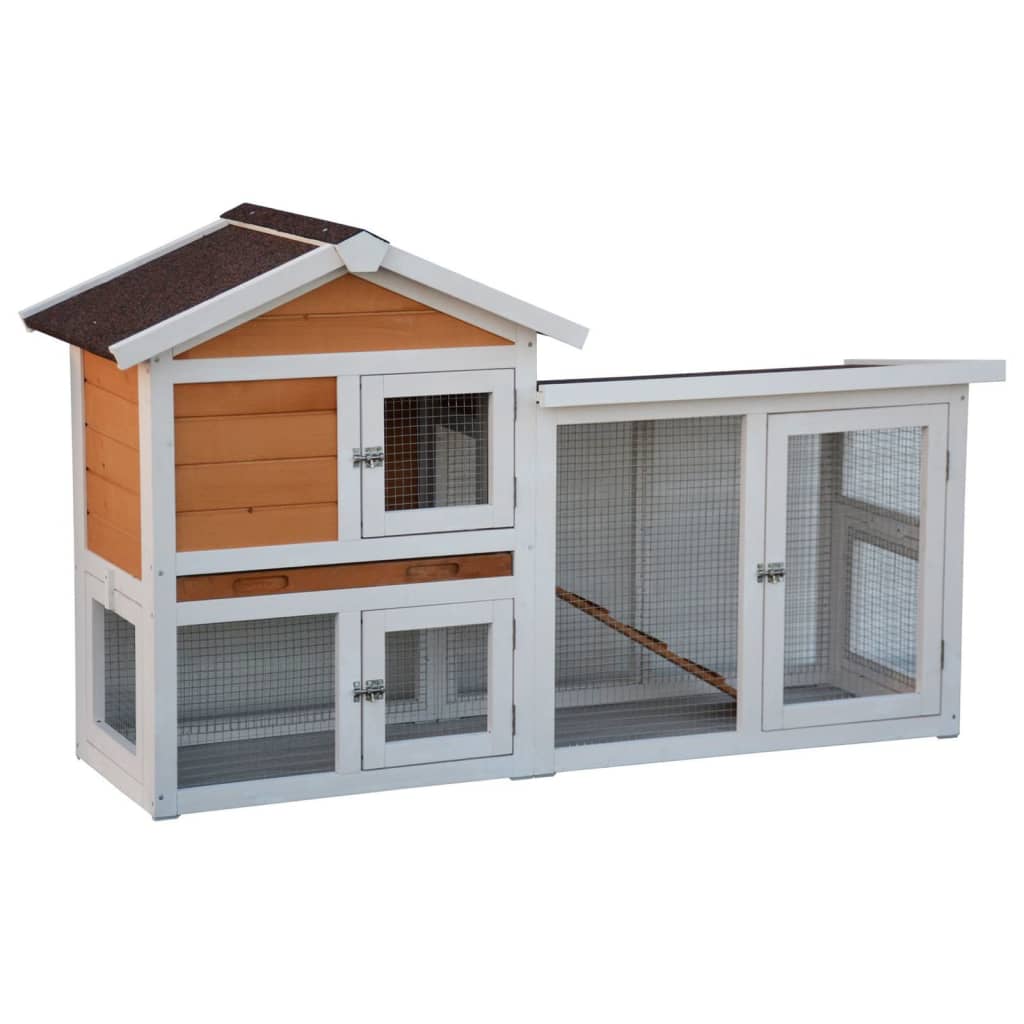 @pet @pet lapin loft Queensland 147x53x85 cm blanc et marron