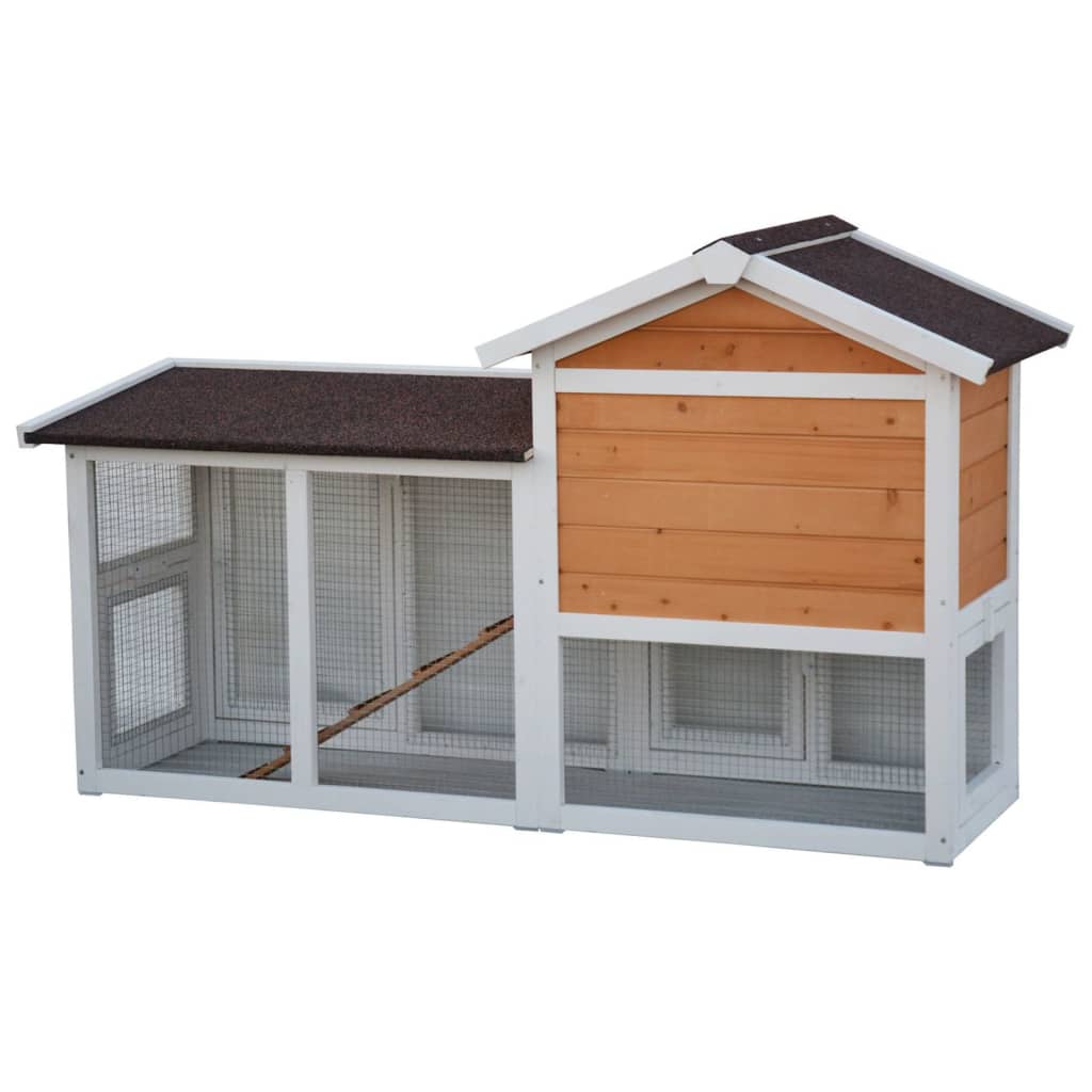 @pet @pet lapin loft Queensland 147x53x85 cm blanc et marron