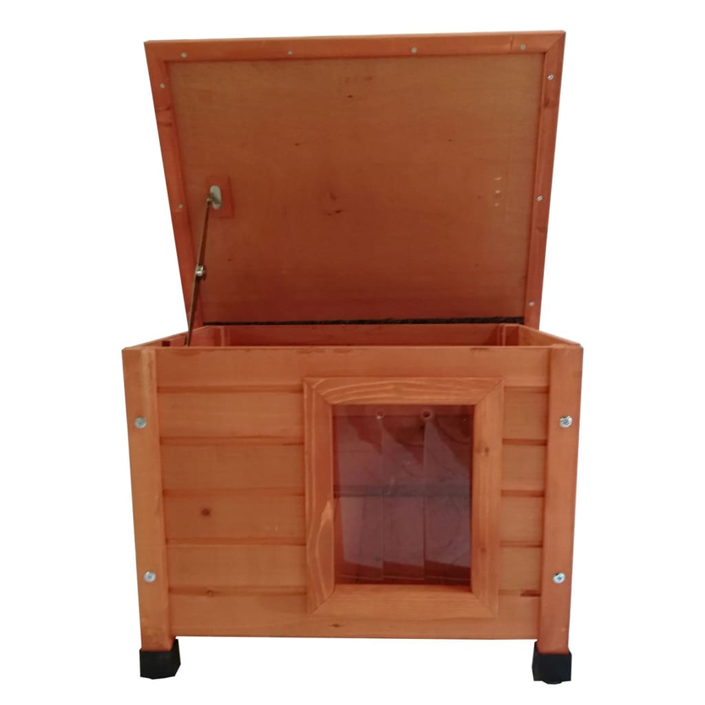 @pet @pet chat loft pour à l'extérieur de 57x45x43 cm brun en bois