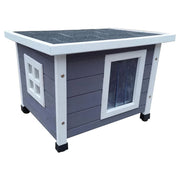 @pet @pet chat loft pour à l'extérieur de 57x45x43 cm en bois gris et blanc - afbeelding 1