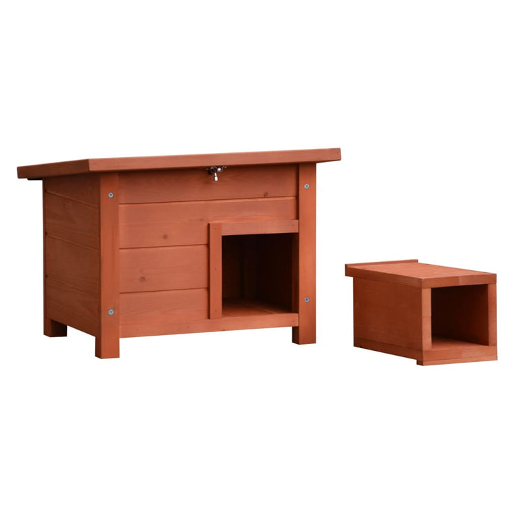@pet @pet egelhuis en bois brun