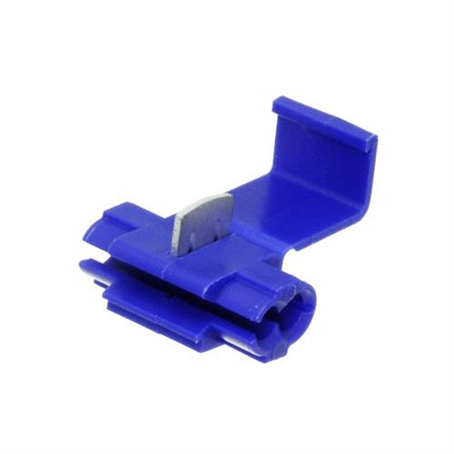 Connecteur de câble Tirex quick-lock simple bleu 1560 (boîte de 100)