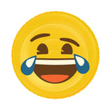 Figure gonflable de base face emoji face lol 140 cm