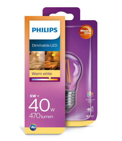 Philips a mené 40W P45 E27 CL WGD90 SRT4 Éclairage