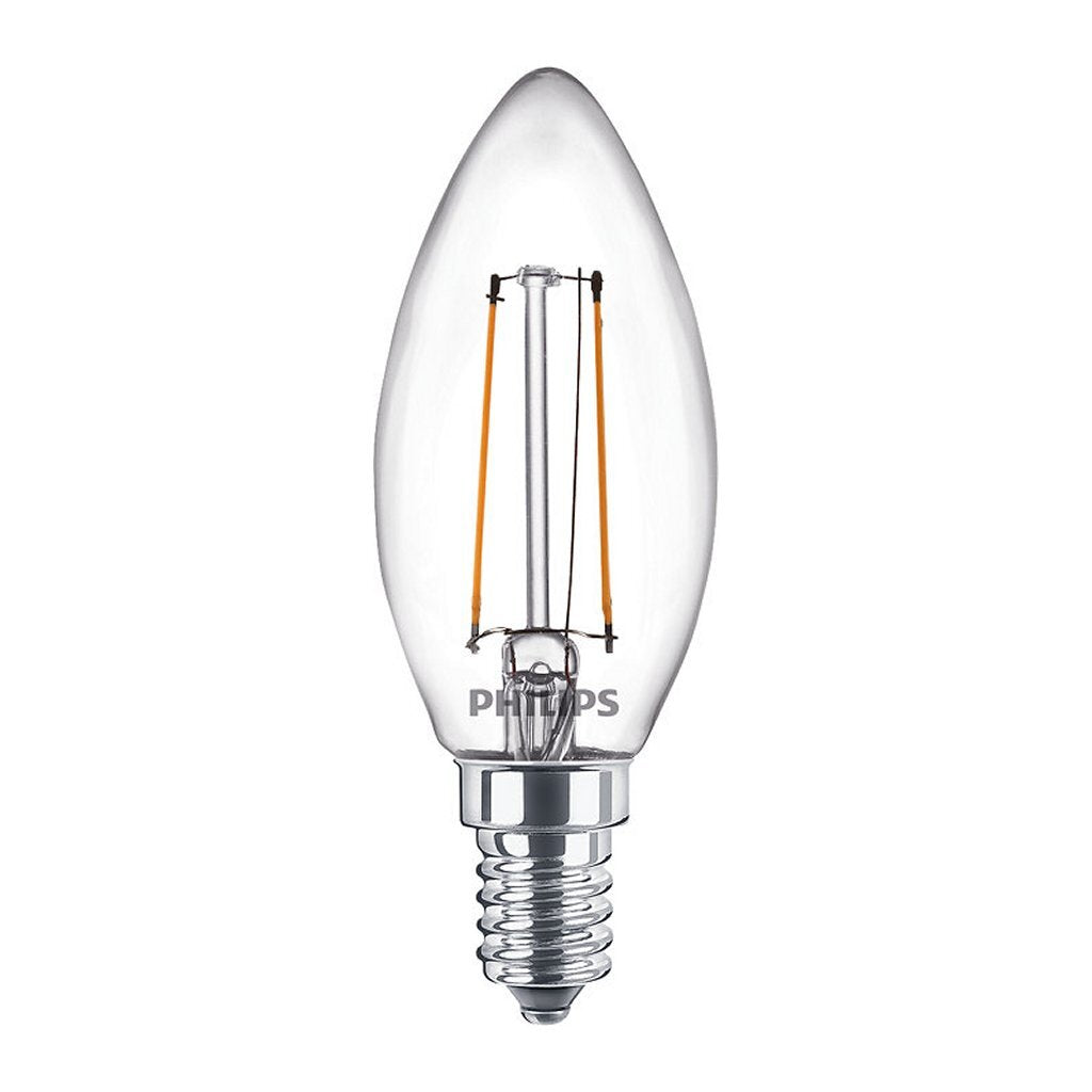 Philips LED peut lamp 25W B35 E14 blanc chaud