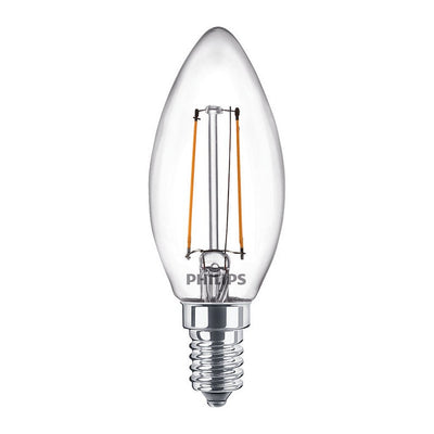 Philips LED peut lamp 25W B35 E14 blanc chaud